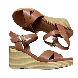 Kenneth Cole Reaction Brown Wedges